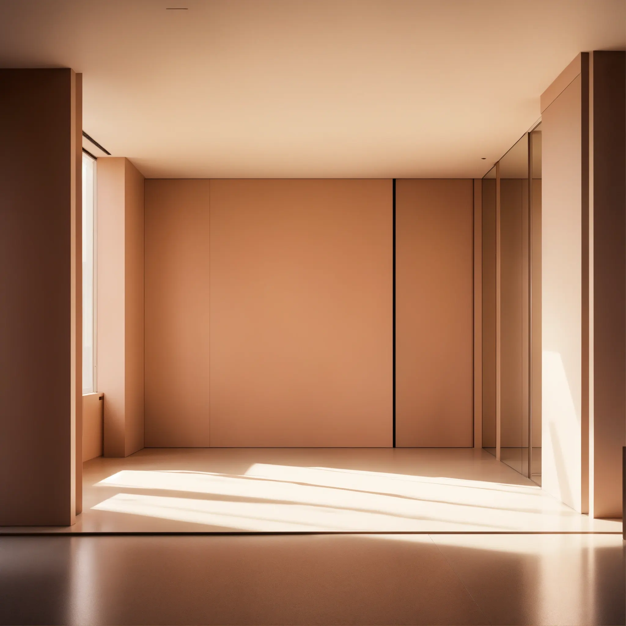 Detailed view of light-reflective ceiling panel structure